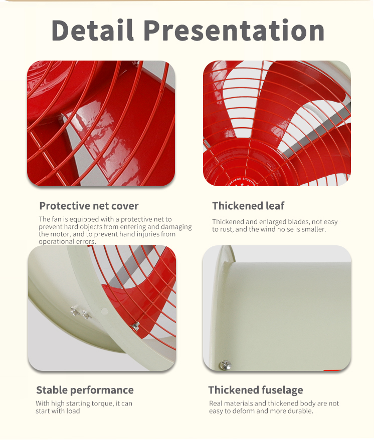 CBF Explosionssicherer pneumatischer axialer Flussl&uuml;fter