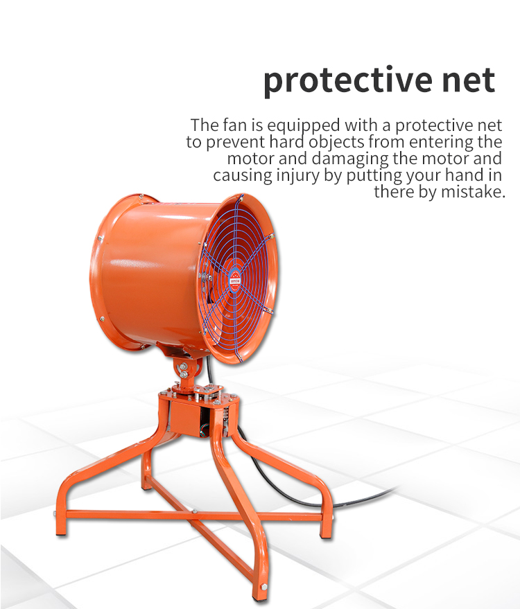 YTS low-noise shaking head ventilation fan (9) 