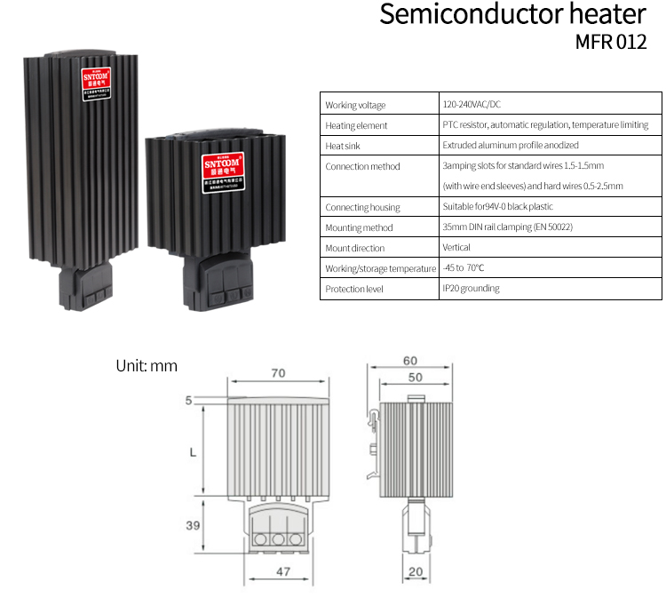 MFR 012 Parametertabelle