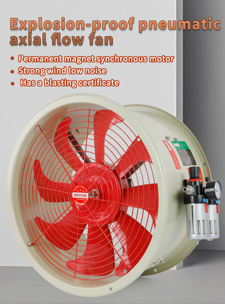 CBF Explosionssicherer pneumatischer axialer Flussl&uuml;fter