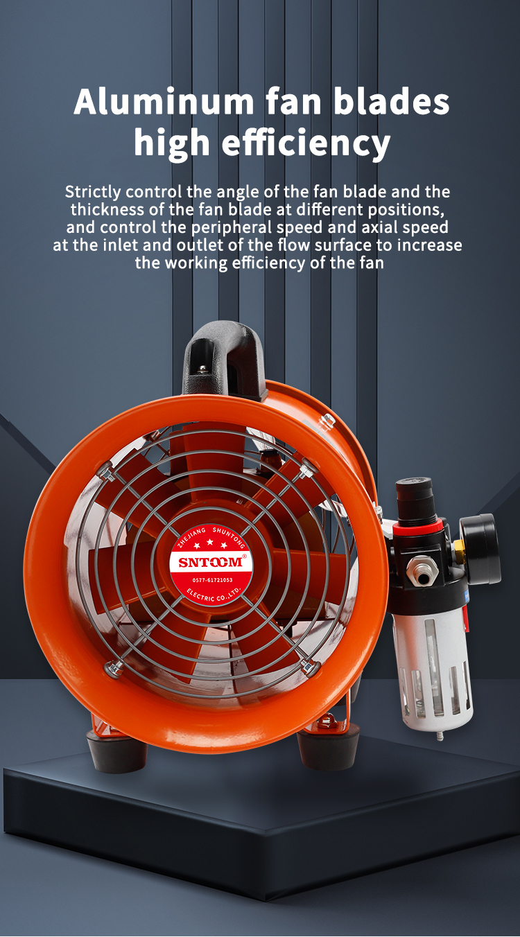 BTF-II-200 explosion-proof pneumatic axial flow fan 