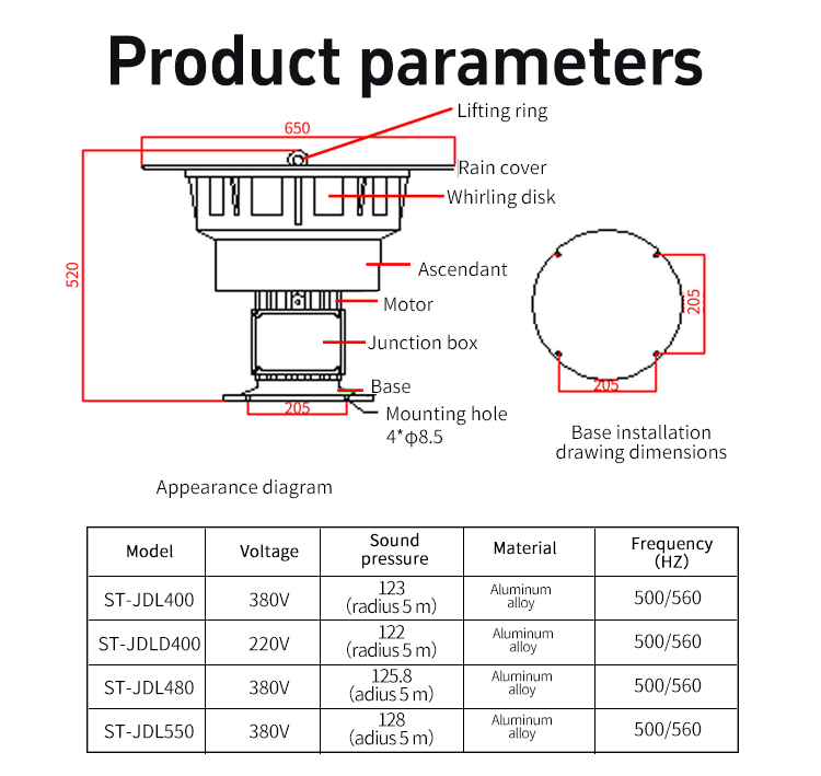 JDL Electric Air Defense Alarm