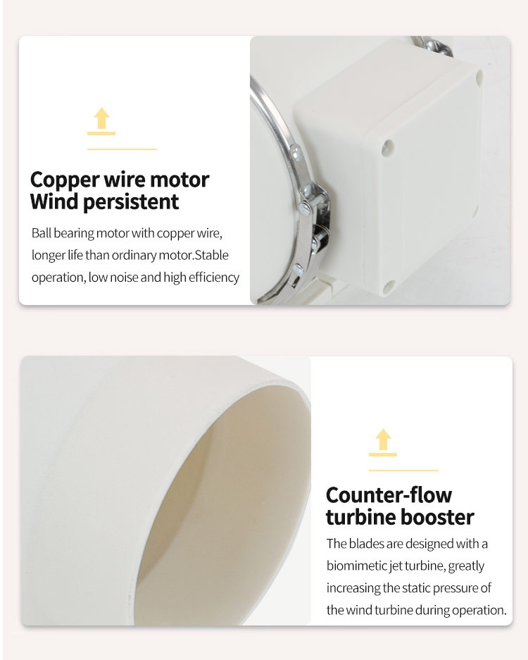 ST-100 Schr&auml;gfluss Pipeline Booster L&uuml;fter 
