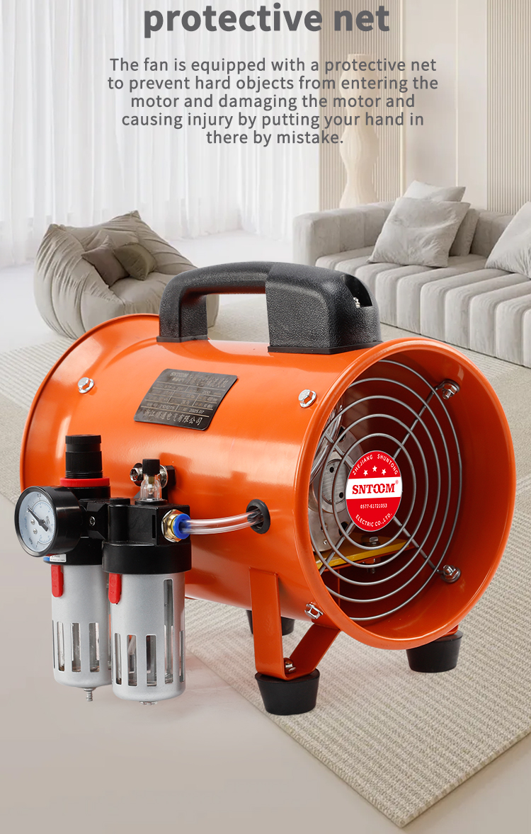 BTF-II-200 explosion-proof pneumatic axial flow fan 