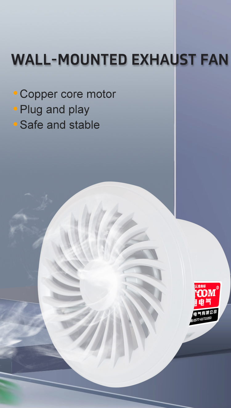 Wandmontierter Abgaberl&uuml;fter