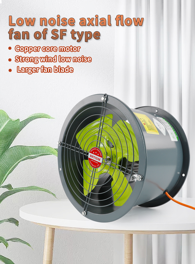 SF-Serie niedrige Noise Axial Flie&szlig;l&uuml;fter Industrial Axial Flie&szlig;l&uuml;fter 