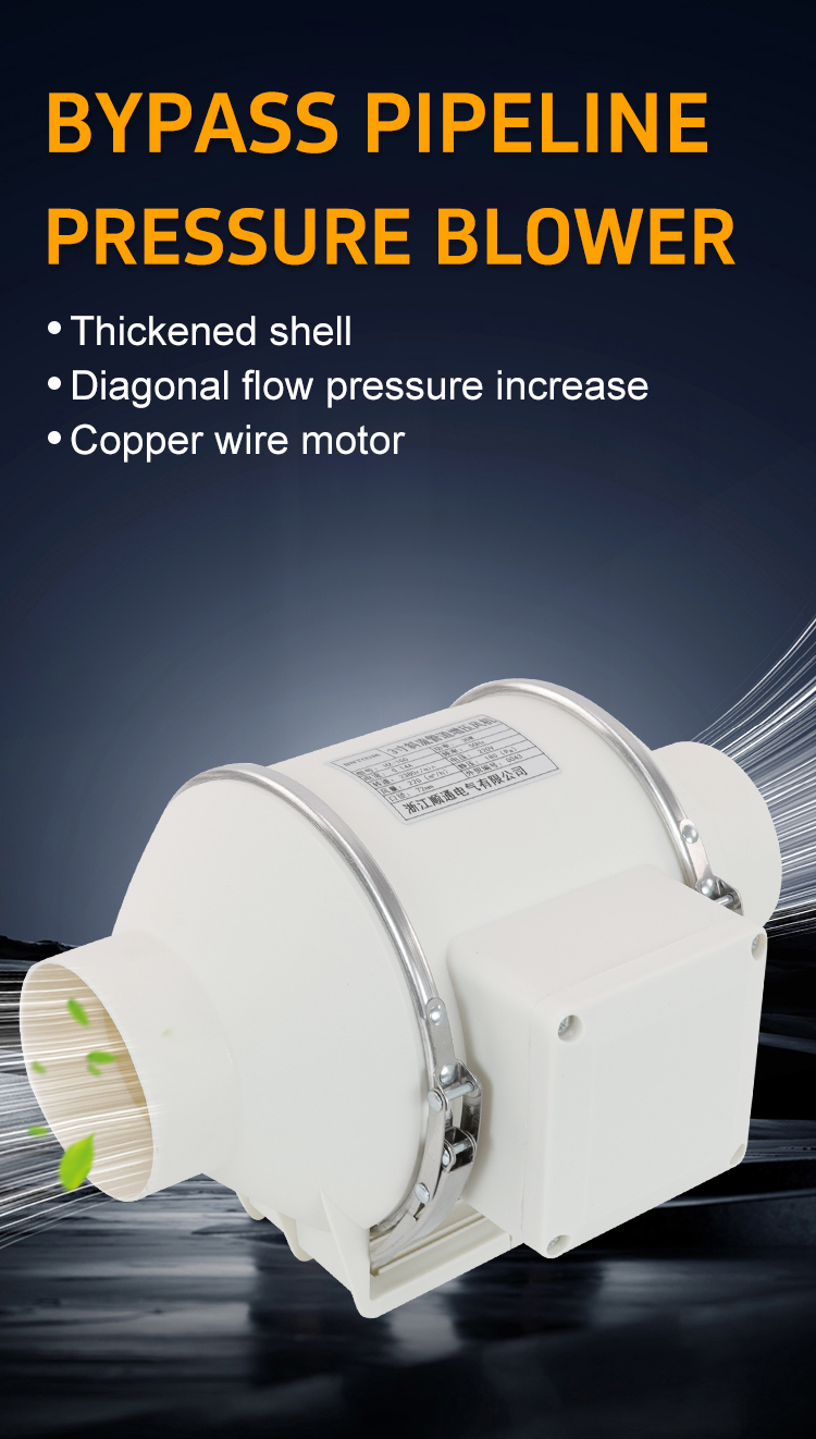 ST-100 Schr&auml;gfluss Pipeline Booster Fan 
