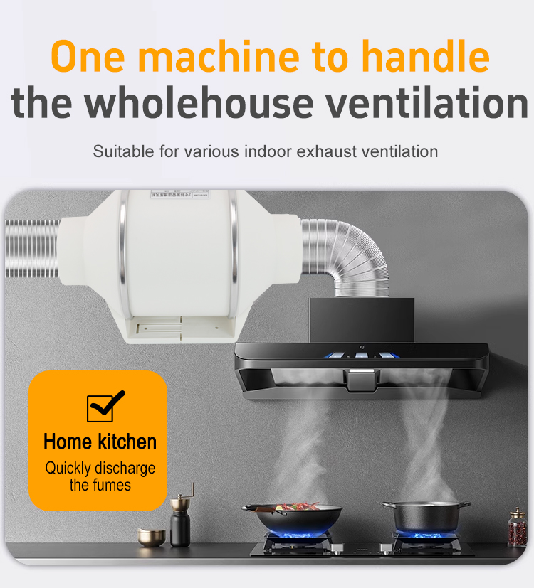 ST-100 Schr&auml;ge Flow Pipeline Booster Fan 