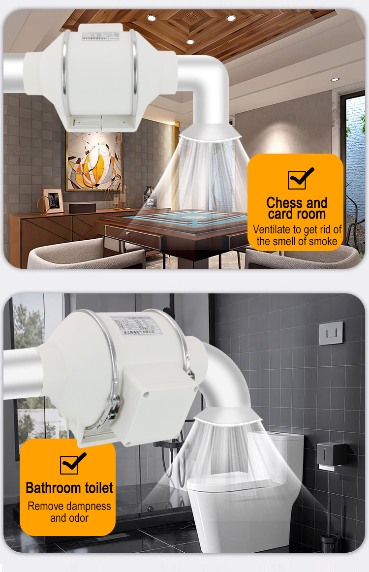 ST-100 Schr&auml;gfluss Pipeline Booster Fan 